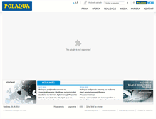 Tablet Screenshot of polaqua.pl